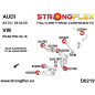 Preview: PU - Lenkspurstangenbuchse SPORT Strongflex Audi Typ 44 / D11