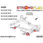 Preview: PU-Lagerung, Panhardstab Strongflex Hinterachse Audi Typ 81/89/44/C4 (nur Frontantrieb)