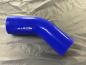 Preview: Silikonbogen 45° 60mm Durchmesser blau