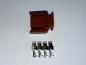 Preview: 4 poliger Stecker Thermomultigeber (Multifuzzi) Audi - mit Pins, Farbe braun