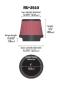 Preview: K&N Universalfilter 102mm Flansch 89mm Lang, konisch