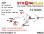 Preview: Querlenker Hinterachse C4 / Typ 44 Quattro - PU Lager Strongflex 44mm oder 48mm