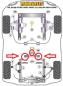 Preview: PU HA Differential Querträger Lagerung Audi B4 / B5 Quattro Modelle - Powerflex