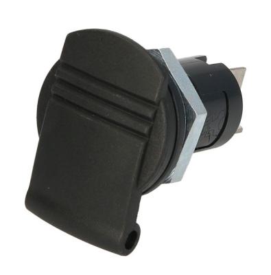 Steckdose 12 Volt Universal mit Schutzkappe HERTH + BUSS