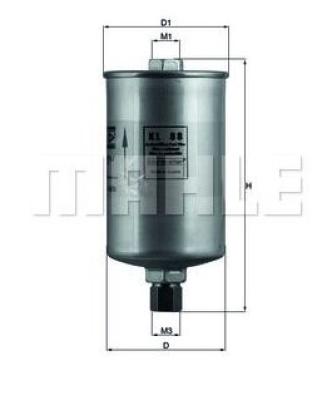 Kraftstofffilter Audi / VW Mahle - Knecht Filter