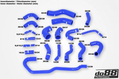 Kühlerschläuche Kit inkl. Schlauchschellen - Audi RS6 C5 2002-2004  - do88