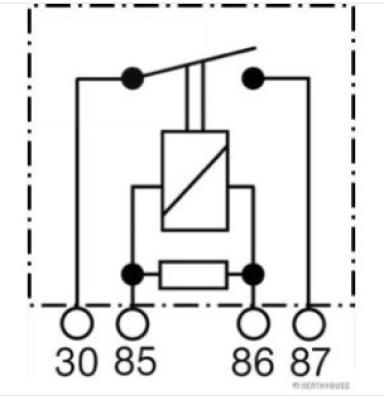 Universalrelais HERTH+BUSS  -  Schließer - 24 Volt