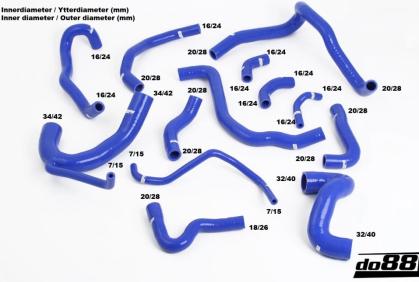 Kühlerschlauchkit Silikon Audi S4 /  RS4 B5 - do88 - 13-teilig