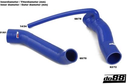 Druckschlauchkit 2-teilig  Audi Urquattro 10V - do88