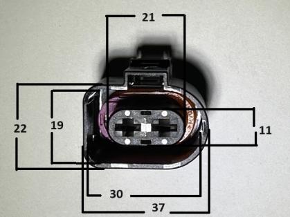 Stecker 2-polig oval