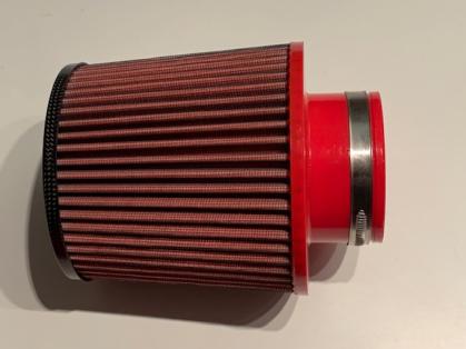 BMC Universal TwinAir Filter 80mm Durchmesser / Filterhöhe 140mm, Carbon-Top