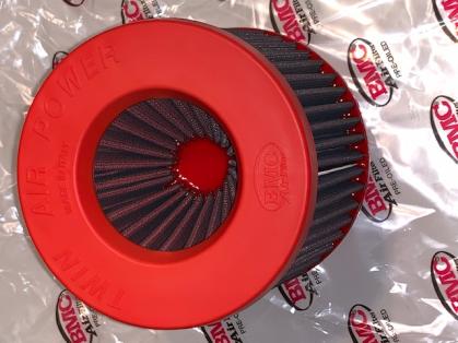 BMC Universal TwinAir Filter 80mm Durchmesser / Filterhöhe 140mm, Plastik-Top