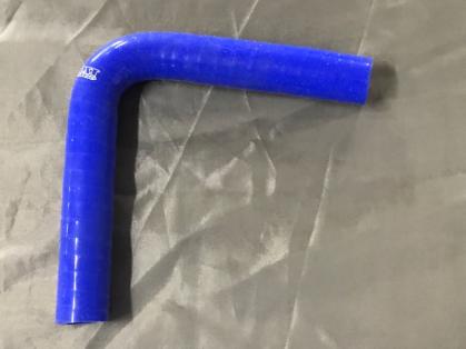 Silikonbogen 90° 13mm Durchmesser blau