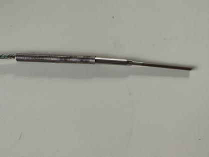 Abgastemperatursonde gerade mit Kabel, 3mm - Typ K