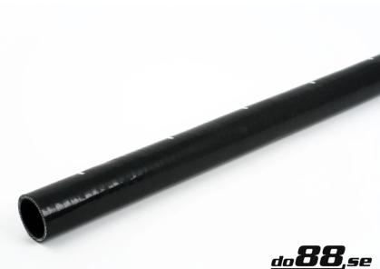 Silikonschlauch schwarz innen 25mm / Länge 1 Meter