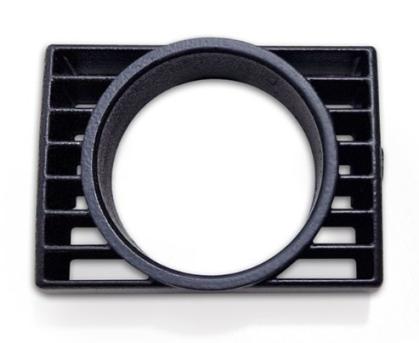 Einbaublende Lüftungsgitter MFD15 / 52mm CANChecked - Audi Typ 89 / B4 / S2 / RS2