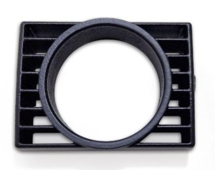 Einbaublende Lüftungsgitter MFD15 / 52mm CANChecked - Audi Typ 89 / B4 / S2 / RS2