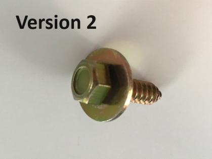 Kotflügelschraube Audi / VW  6,5x21,5mm orig. Audi / VW