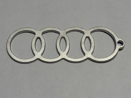 Schlüsselanhänger Audi Ringe - Alu