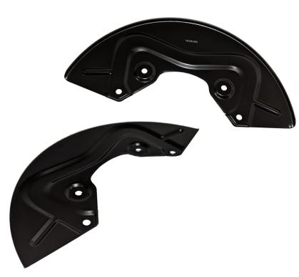 2x Ankerblech, Spritzschutz, Vorderachse, für VW Golf 1/2/3, Umbau G60 280 mm- und 312 mm-Bremse