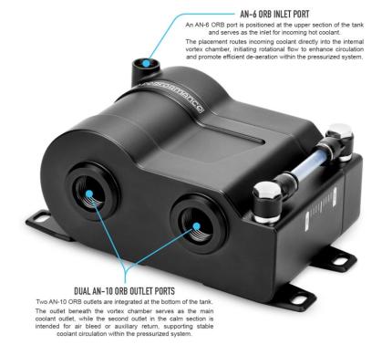 Nuke Performance Kühlmittel-Ausgleichsbehälter 0,8 Liter