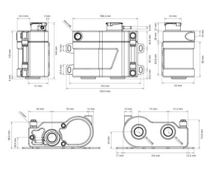 Nuke Performance Kühlmittel-Ausgleichsbehälter 0,8 Liter