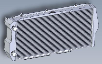 Performance Wasserkühler 70mm Audi 100/200 Typ 44