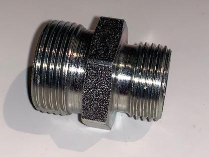 Gewindereduzierverbinder M22x1,5 auf M18x1,5mm Stahl