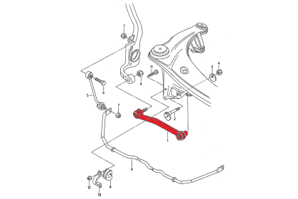 Rennsportspurstangensatz Hinterachse Audi B4 Quattro & A4 B5 Quattro Hinterachse - VERKLINE