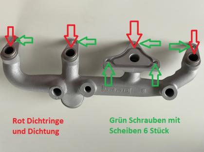 Wasserrohr Montagekit 5 Zylinder 20V Turbo