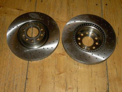 Bremsscheiben gelocht 323x30 Audi 5x112  - 2 Stück Bremsscheibe (Satz) Zimmermann Sport Coat Z