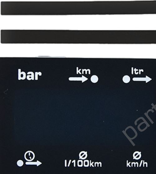 Reparatursatz MFA / Bordcomputer Audi S4 S6 C4 AAN mit Ladedruckanzeige