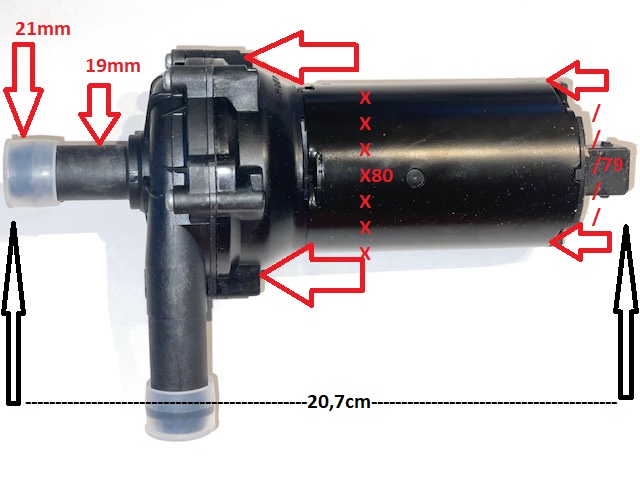 Lspeed-Racing - Bosch elektrische Wasserpumpe 1300