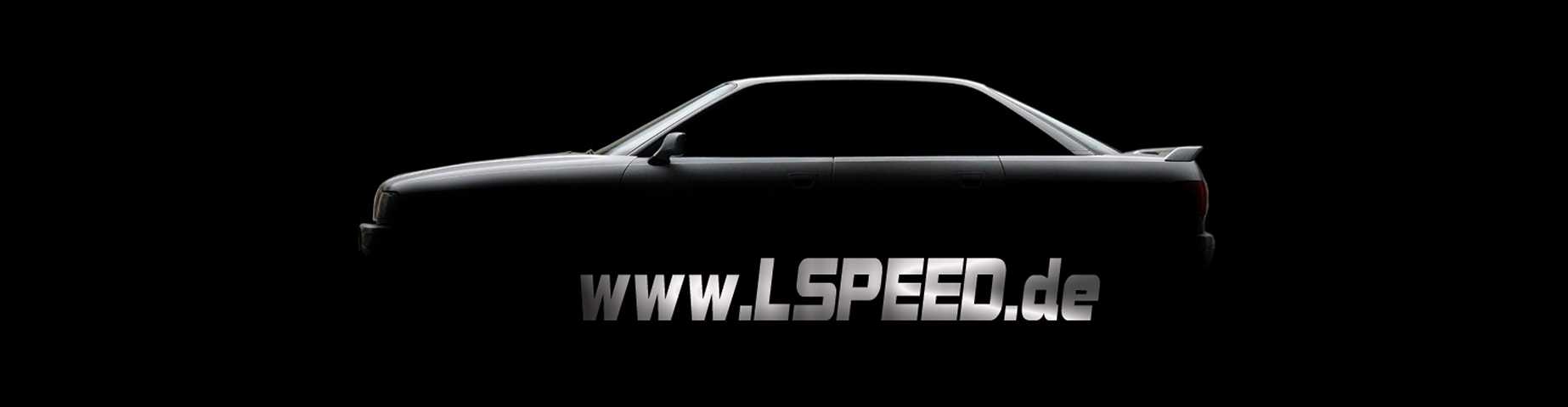 Lspeed-Racing - Stahlflex Bremsleitungen, 8 - teilig, Audi S2 Avant und  Audi 80 B4 Quattro Avant