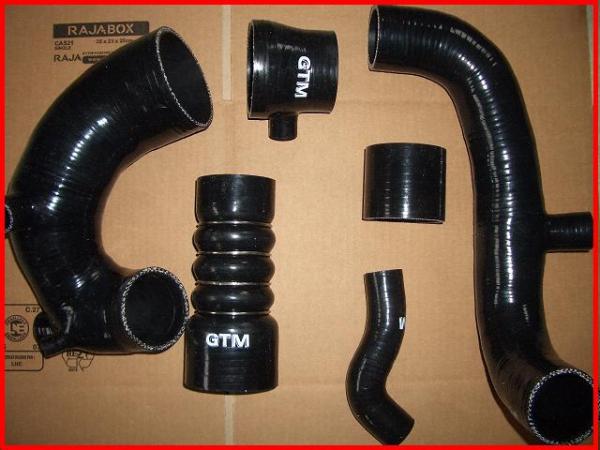 Silikonschlauchkit 6-teilig Audi S2 3B schwarz Silikonschlauchkit 6-teilig Audi S2 3B schwarz