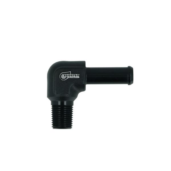 Einschrauber 90° NPT 3/8" männlich zu Schlauchanschluss 8mm (5/16") - BOOST products