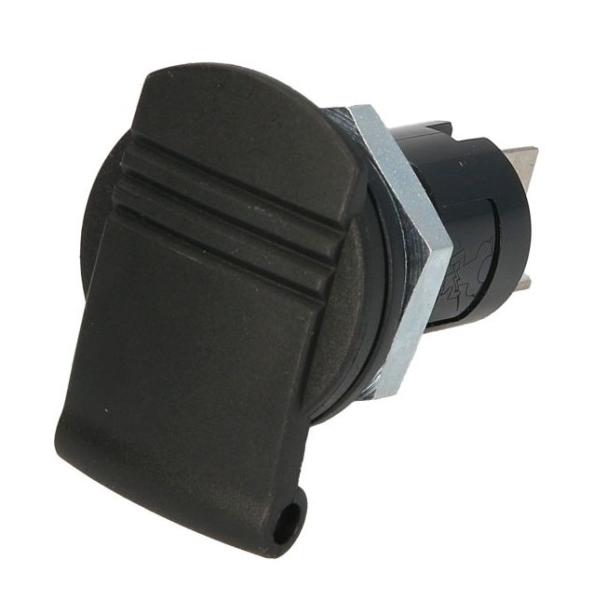 Steckdose 12 Volt Universal mit Schutzkappe HERTH + BUSS