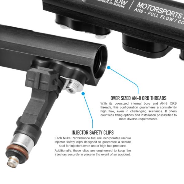 NUKE Fuel Rail Einspritzleiste Audi 20V Turbo Version AAN