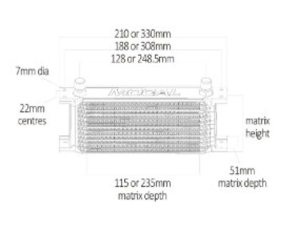 Ölkühler Mocal - Serie 6 - Version M18x1,5 - Standard