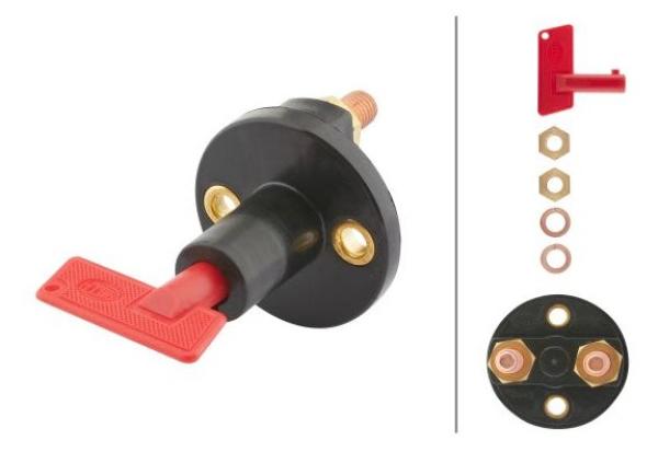 Hauptschalter / Notaus Batterie Hella