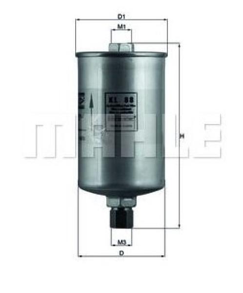 Kraftstofffilter Audi / VW Mahle - Knecht Filter