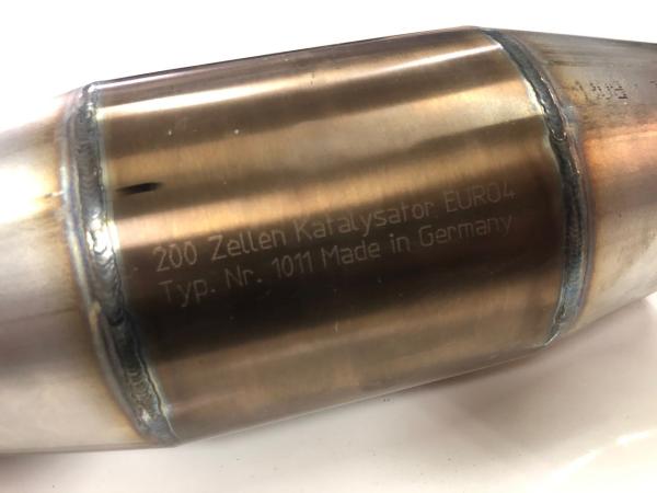 Sportkatalysator 200 Zellen - verschiedene Versionen - Edelstahl