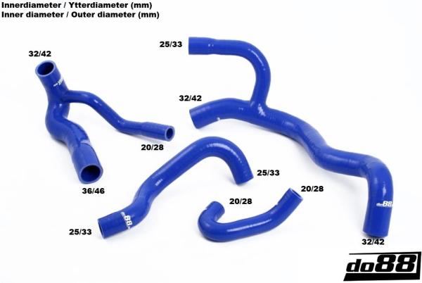 Kühlwasserschlauchkit 4-teilig do88 - Audi S2 3B Kühlwasserschlauchkit 4-teilig do88 - Audi S2 3B