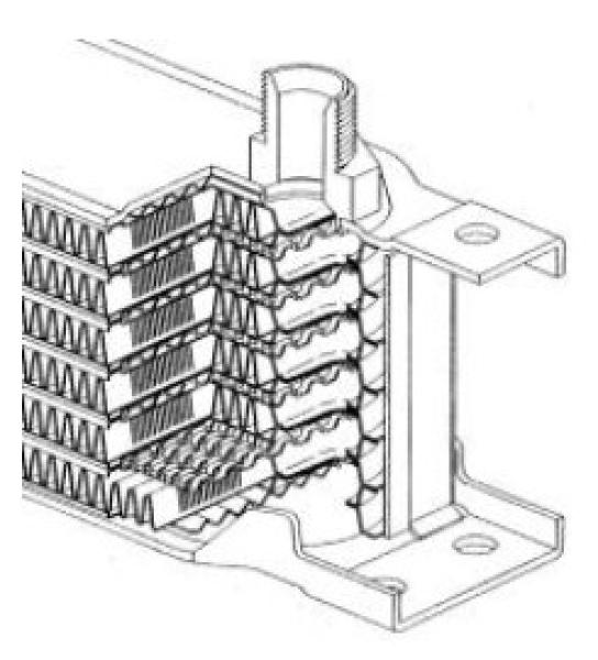 Ölkühler Mocal - Serie 1 - Version M18x1,5 - Standard