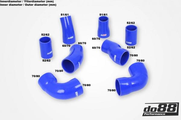 Ladedruckschlauchkit Silikon mit Schlauchschellen - Audi RS6 4B - do88 Ladedruckschlauchkit Silikon mit Schlauchschellen - Audi RS6 4B - do88