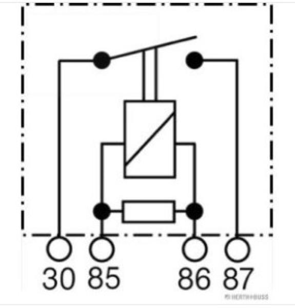 Universalrelais HERTH+BUSS  -  Schließer - 24 Volt