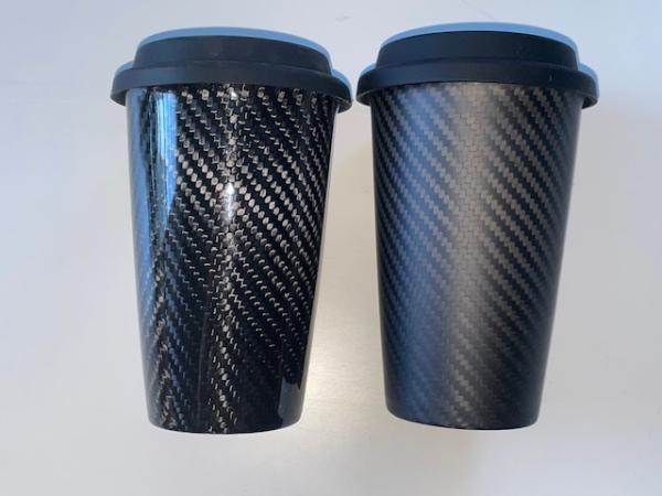 Carbon Thermobecher mit Deckel Lspeed-Racing Carbon Thermobecher mit Deckel Lspeed-Racing