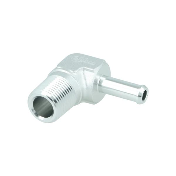 Einschrauber 90° NPT 3/8" männlich zu Schlauchanschluss 8mm (5/16") - BOOST products