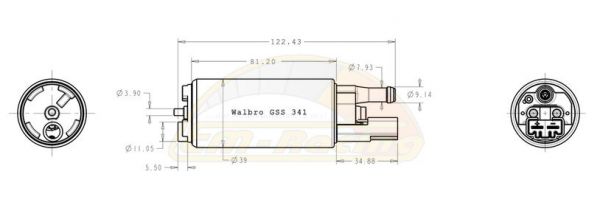 Walbro Kraftstoffpumpe GSS Serie