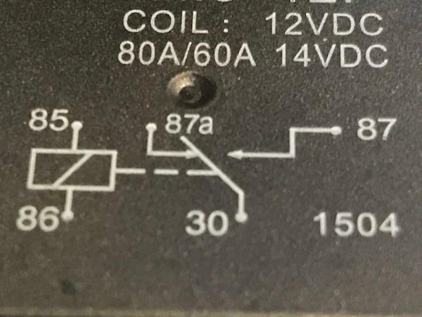 Relais 12Volt / 80A für Schaltungen im KFZ Bereich